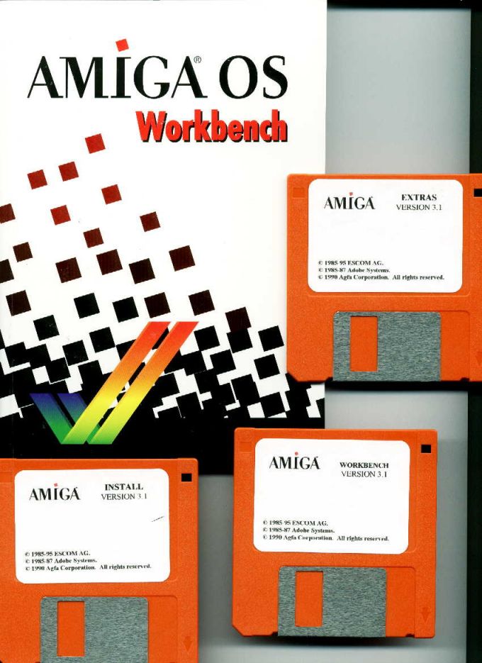 Amiga workbench 3.1 install disk